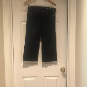 7 for all man kind boot leg cropped jeans